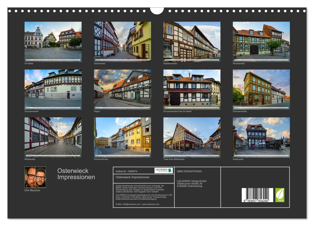 Bild: 9783457816240 | Osterwieck Impressionen (Wandkalender 2026 DIN A3 quer), CALVENDO...