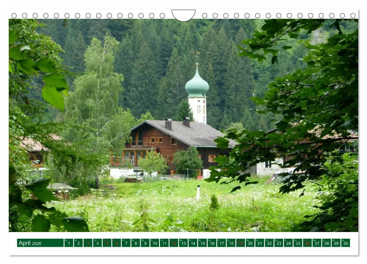 Bild: 9783516146240 | Montafon (Wandkalender 2026 DIN A4 quer), CALVENDO Monatskalender