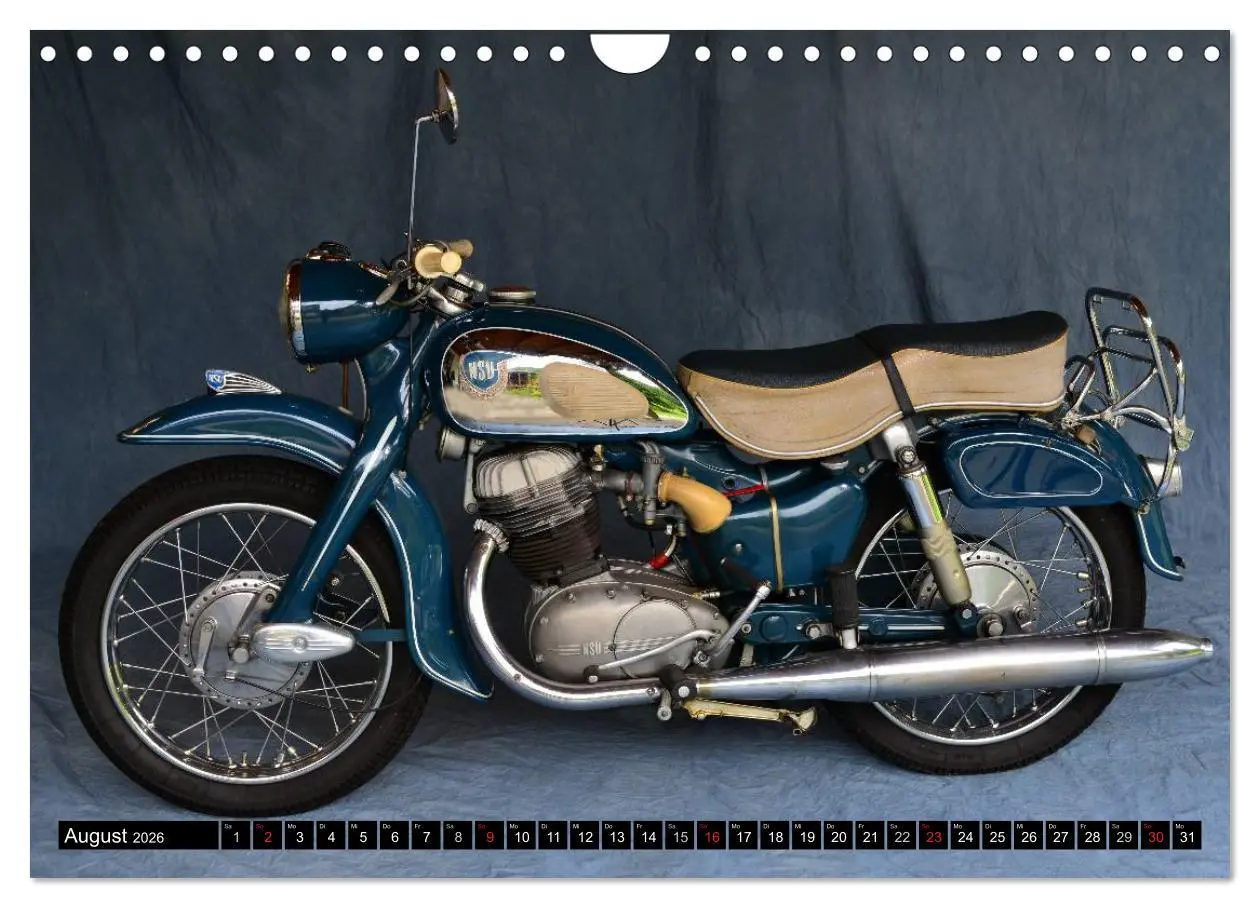 Bild: 9783516216240 | NSU Supermax (Wandkalender 2026 DIN A4 quer), CALVENDO Monatskalender