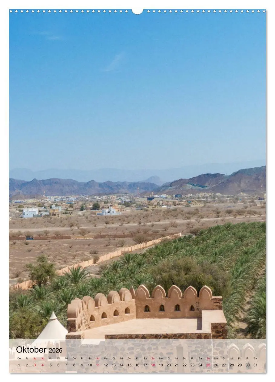 Bild: 9783516386240 | Zauberhafter Oman (Wandkalender 2026 DIN A2 hoch), CALVENDO...