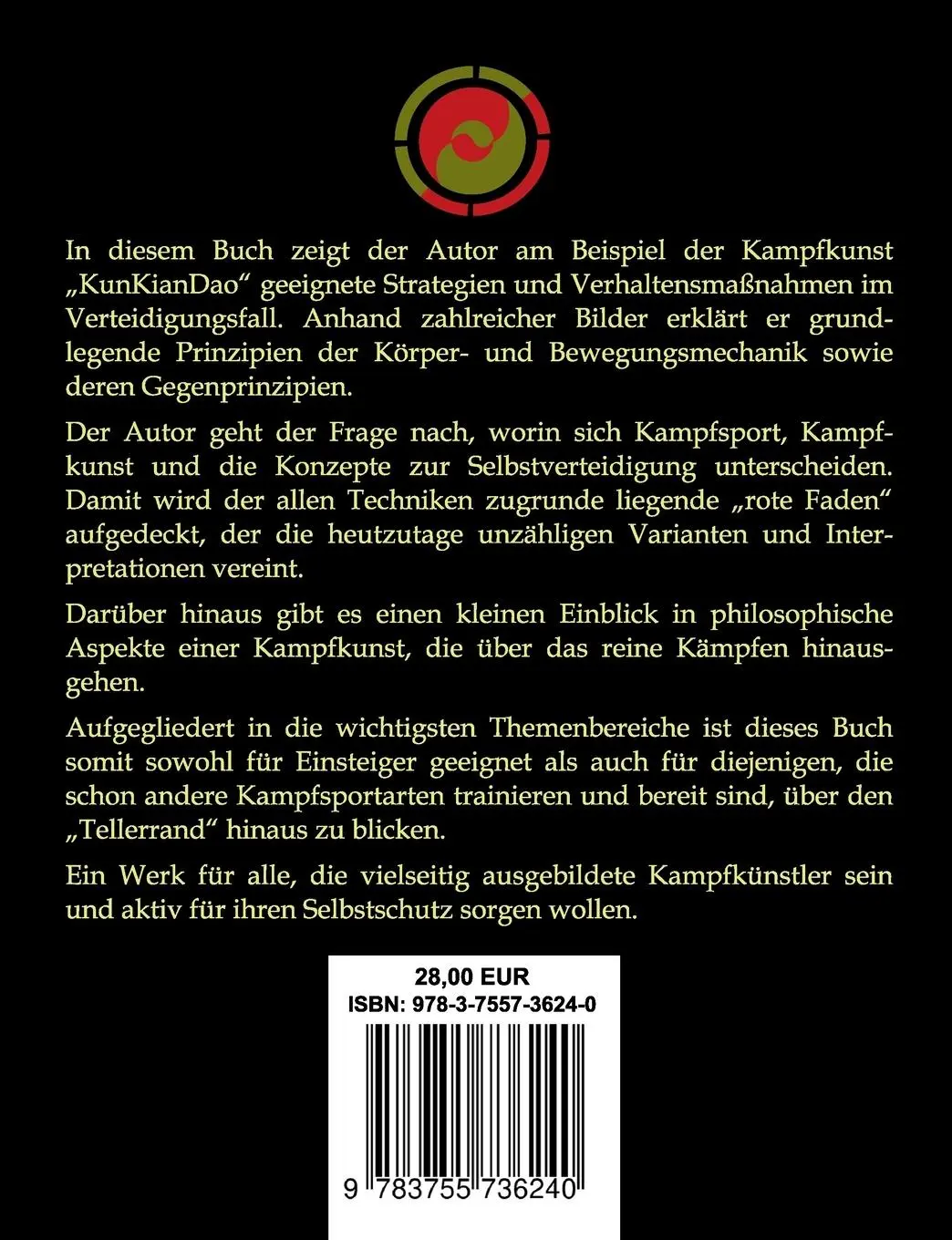 Rückseite: 9783755736240 | Kampfsport, Kampfkunst, Selbstverteidigung | Boris Bankl | Taschenbuch