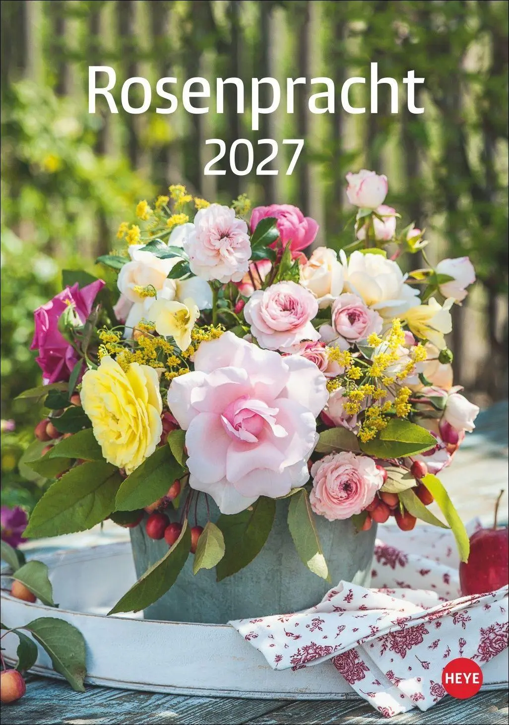 Cover: 9783756416240 | Rosenpracht Kalender 2027 | Heye | Kalender | Spiralbindung | 13 S.