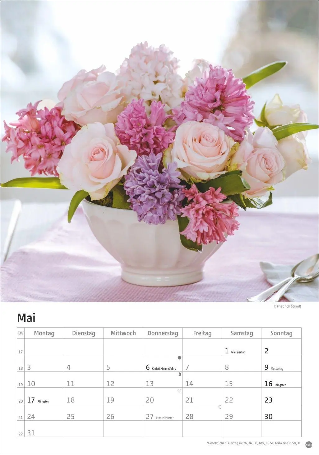 Bild: 9783756416240 | Rosenpracht Kalender 2027 | Heye | Kalender | Spiralbindung | 13 S.