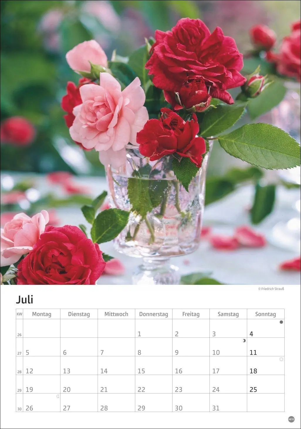 Bild: 9783756416240 | Rosenpracht Kalender 2027 | Heye | Kalender | Spiralbindung | 13 S.