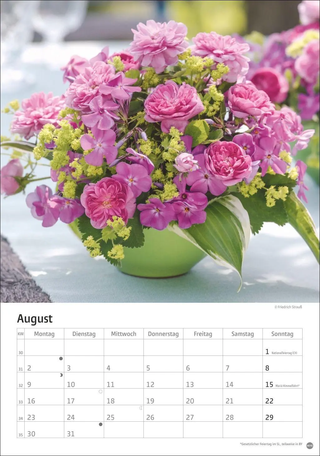 Bild: 9783756416240 | Rosenpracht Kalender 2027 | Heye | Kalender | Spiralbindung | 13 S.