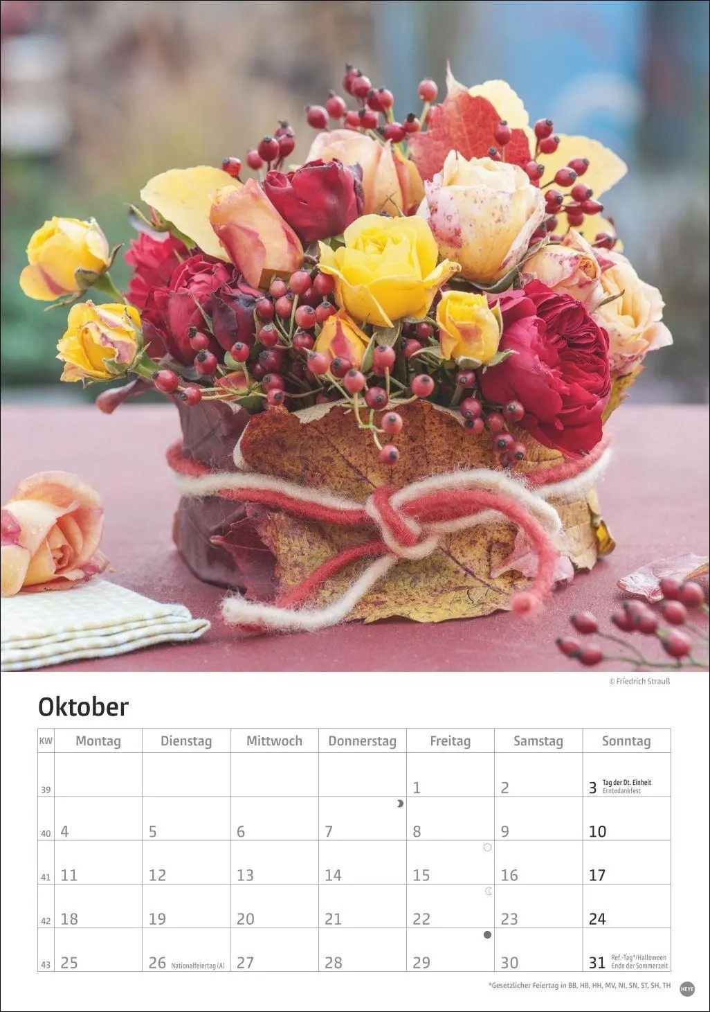 Bild: 9783756416240 | Rosenpracht Kalender 2027 | Heye | Kalender | Spiralbindung | 13 S.