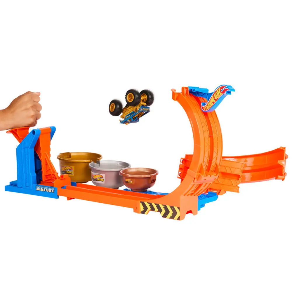 Bild: 194735266340 | Hot Wheels Monster Trucks 2-in-1 Loop &amp; Flip Challenge | Fensterkarton