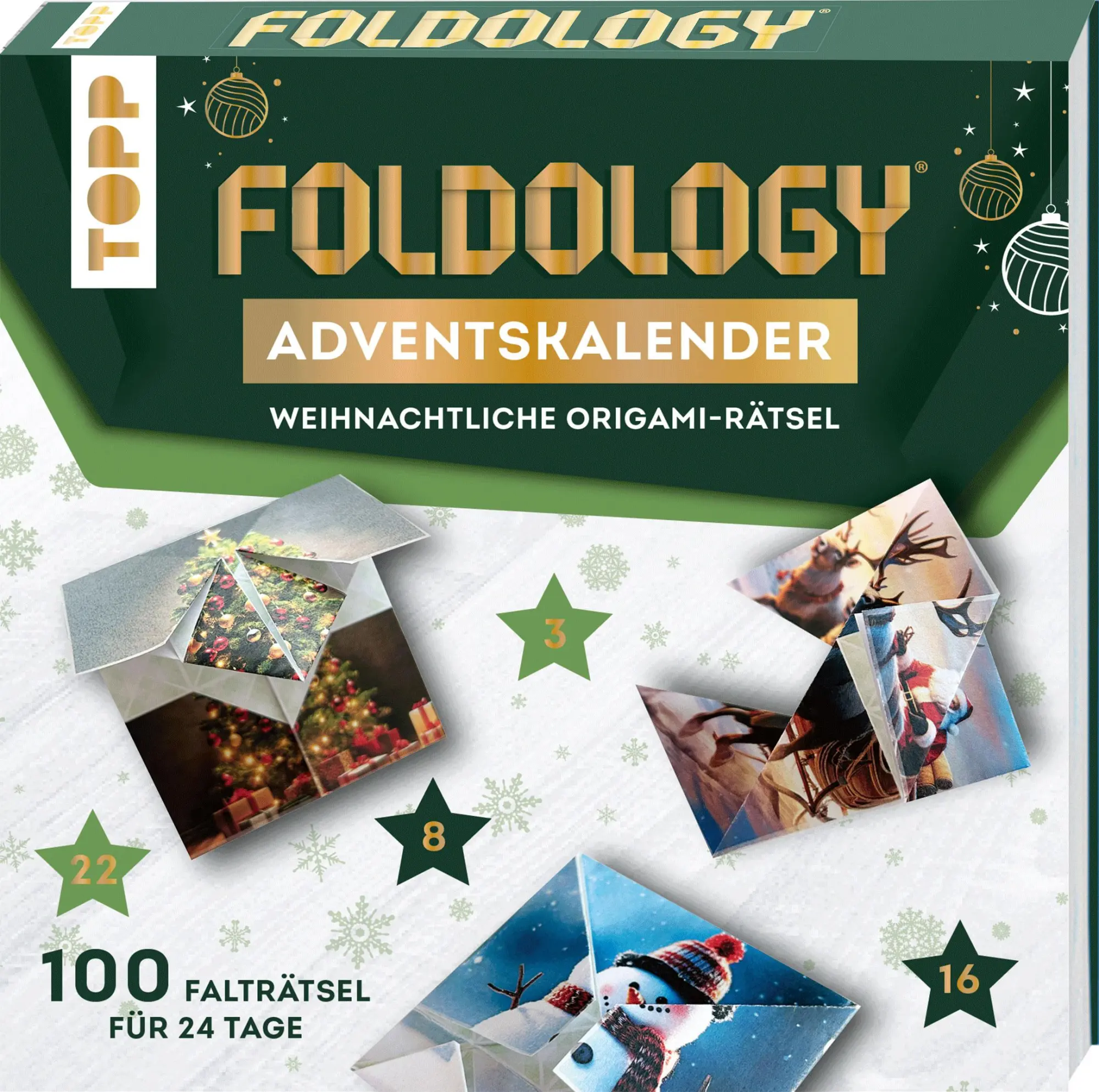 Cover: 4007742186340 | Foldology - Der Origami-Rätsel-Adventskalender | Afanasiy Yermakov