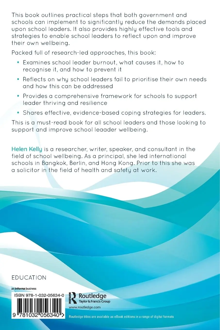Rückseite: 9781032056340 | School Leaders Matter | Helen Kelly | Taschenbuch | Englisch | 2023