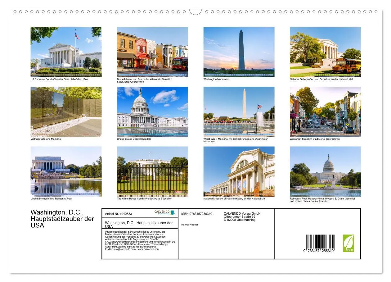 Bild: 9783457286340 | Washington, D.C., Hauptstadtzauber der USA (hochwertiger Premium...