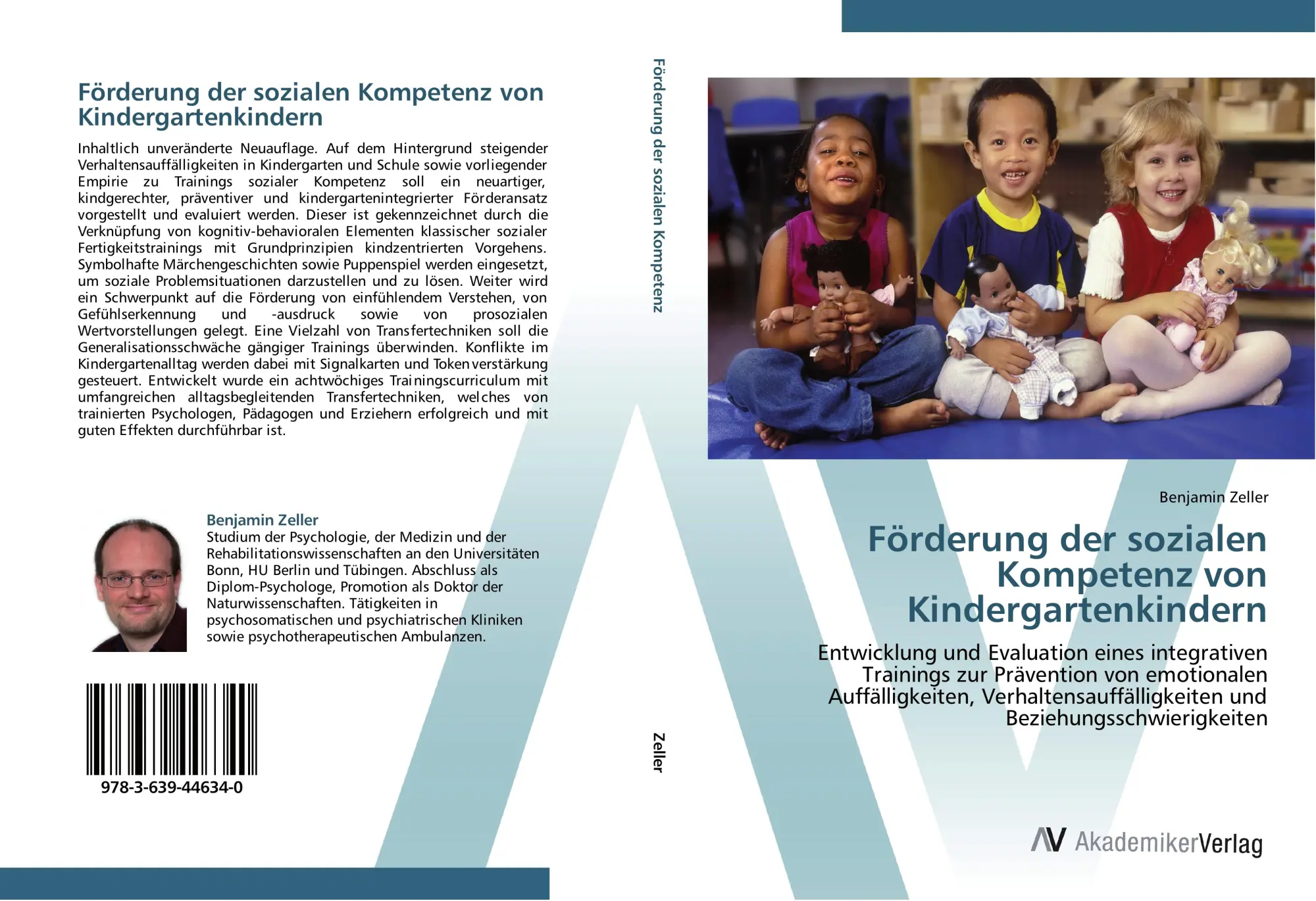 Cover: 9783639446340 | Förderung der sozialen Kompetenz von Kindergartenkindern | Zeller