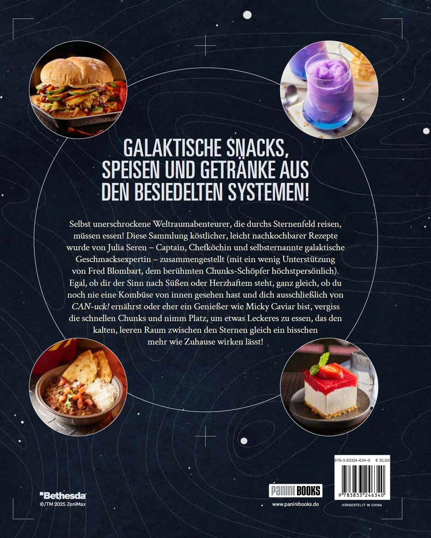 Rückseite: 9783833246340 | STARFIELD - Das offizielle Kochbuch | Cassandra Reeder (u. a.) | Buch