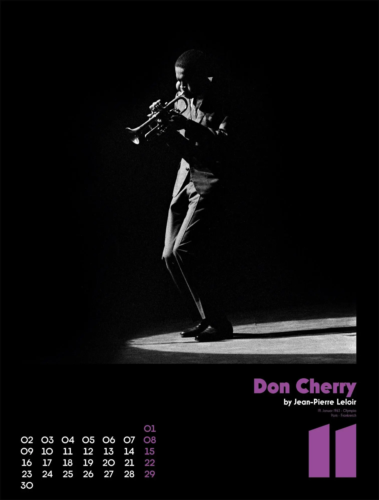 Bild: 9783838436340 | Jazz Kalender 2026 | Jean-Pierre Leloir (u. a.) | Kalender | 14 S.
