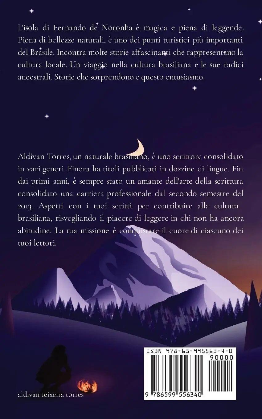 Rückseite: 9786599556340 | Leggende di Fernando de Noronha e altre storie | Aldivan Torres | Buch
