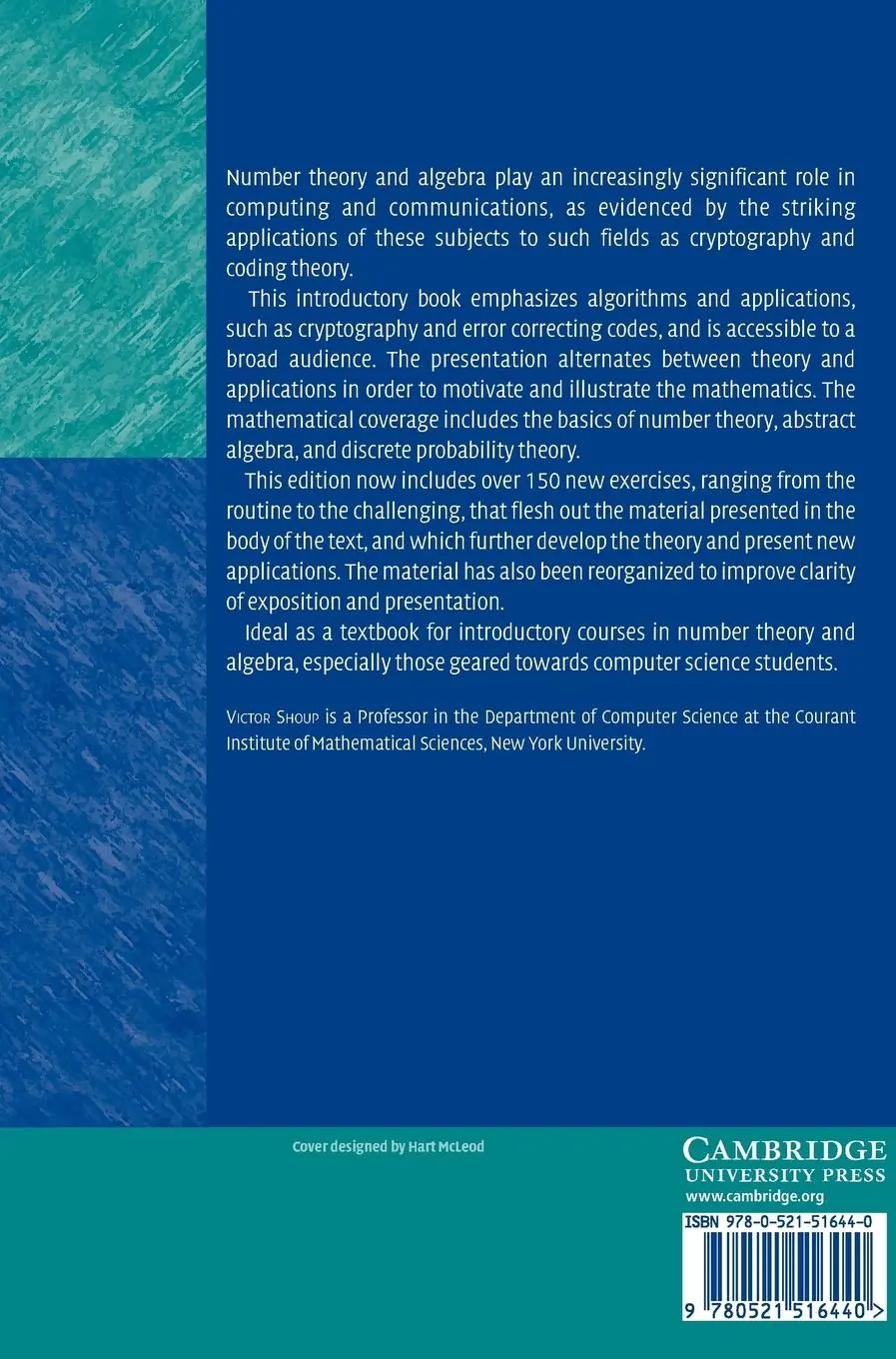 Rückseite: 9780521516440 | A Computational Introduction to Number Theory and Algebra | Shoup