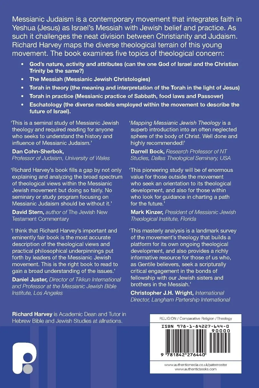Rückseite: 9781842276440 | Mapping Messianic Jewish Theology | A Constructive Approach | Harvey