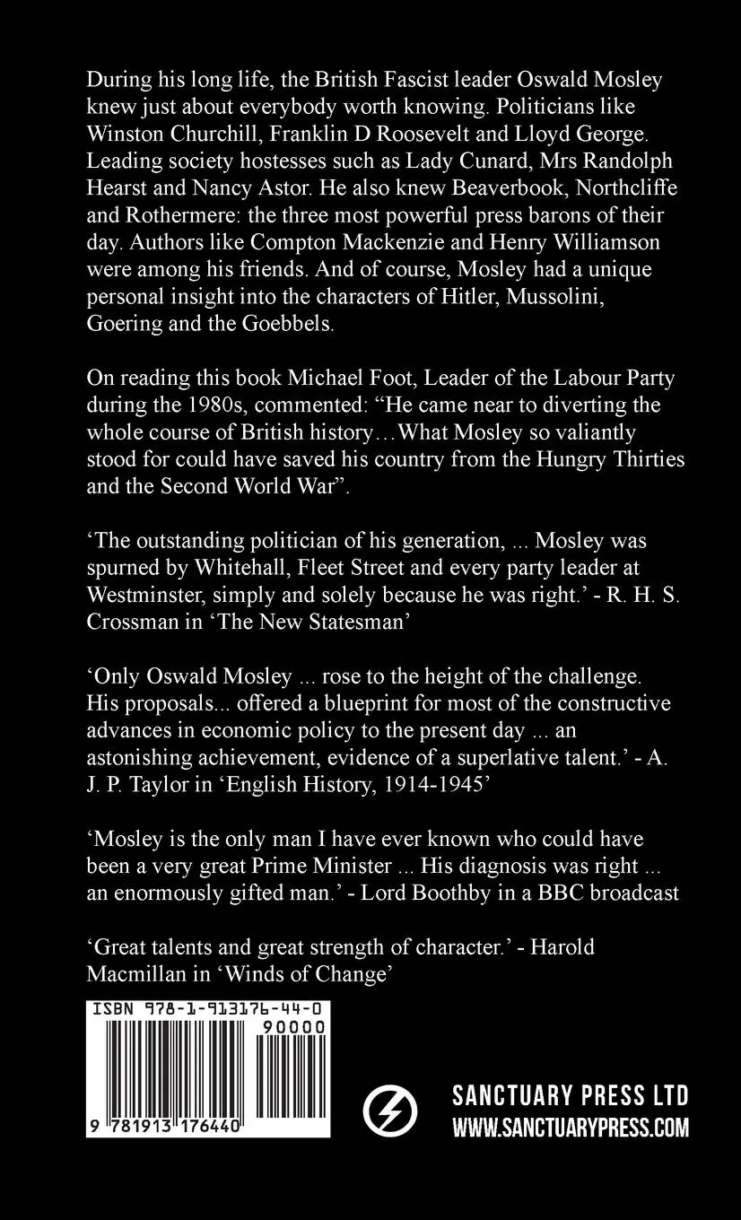 Rückseite: 9781913176440 | My Life - Oswald Mosley | Oswald Mosley | Buch | Englisch | 2019
