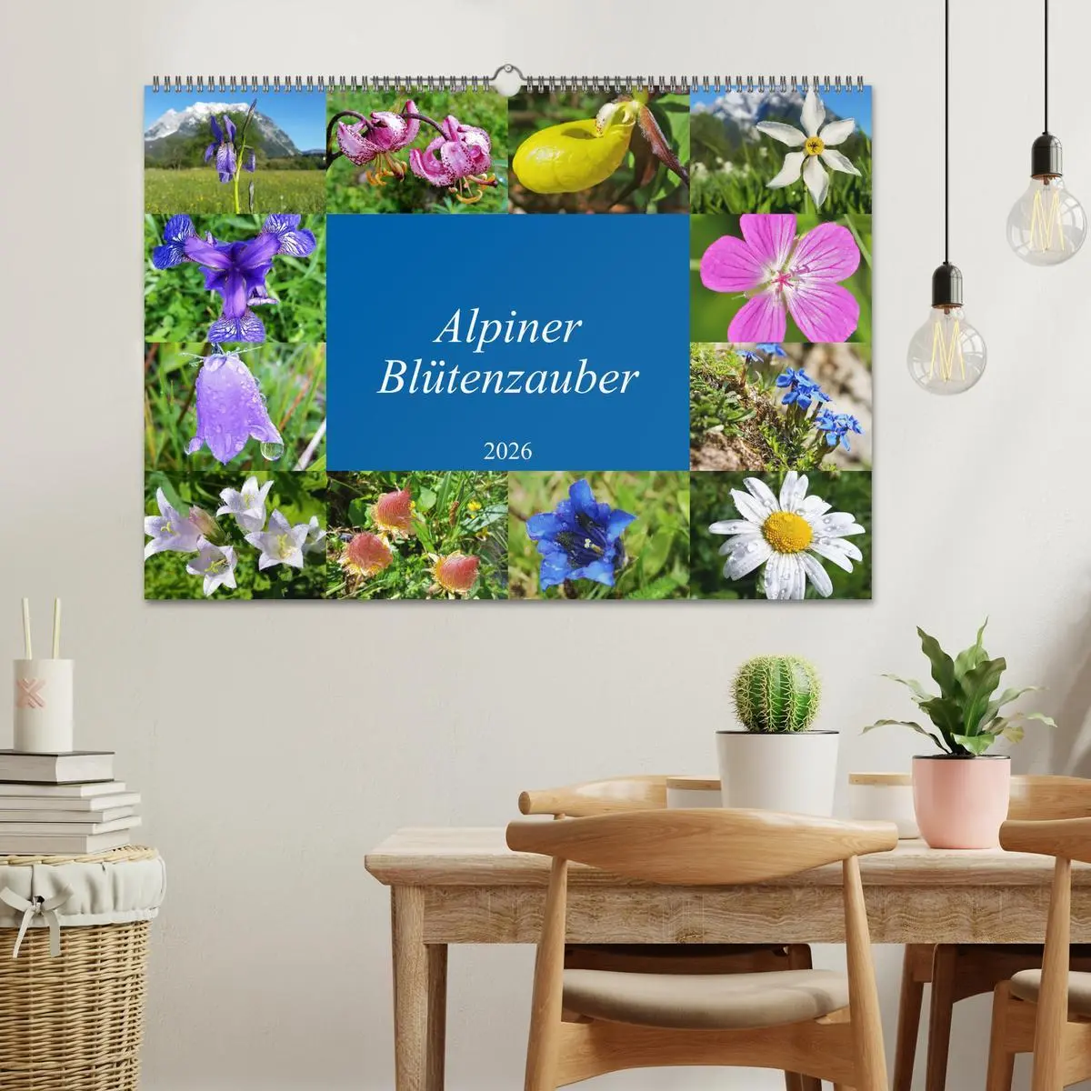 Bild: 9783457896440 | Alpiner Blütenzauber (Wandkalender 2026 DIN A2 quer), CALVENDO...