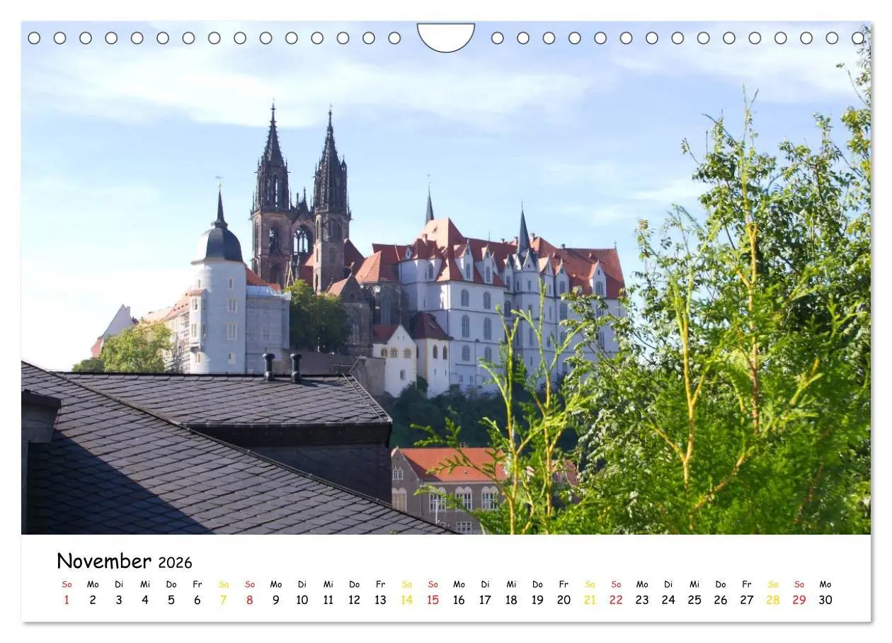 Bild: 9783457966440 | Meißen (Wandkalender 2026 DIN A4 quer), CALVENDO Monatskalender | 2026