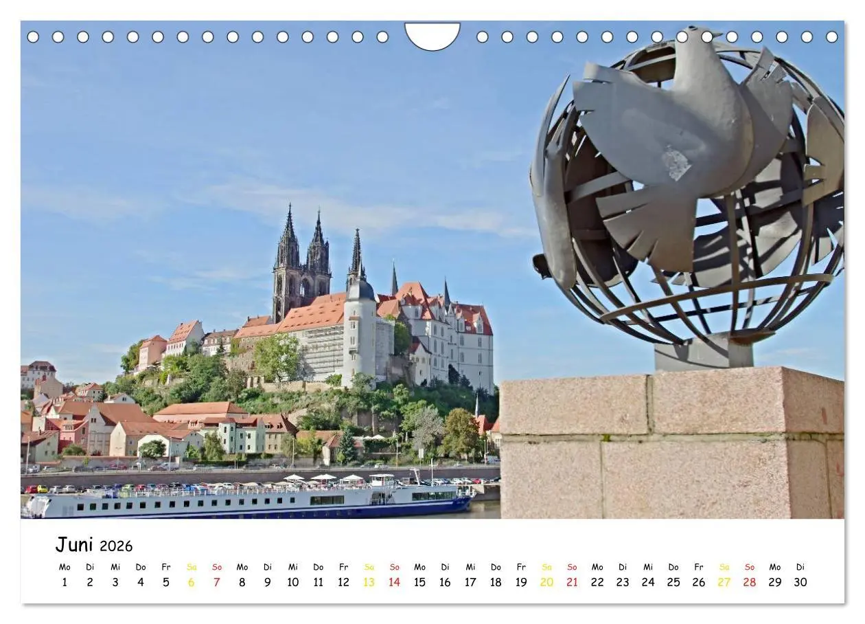 Bild: 9783457966440 | Meißen (Wandkalender 2026 DIN A4 quer), CALVENDO Monatskalender | 2026