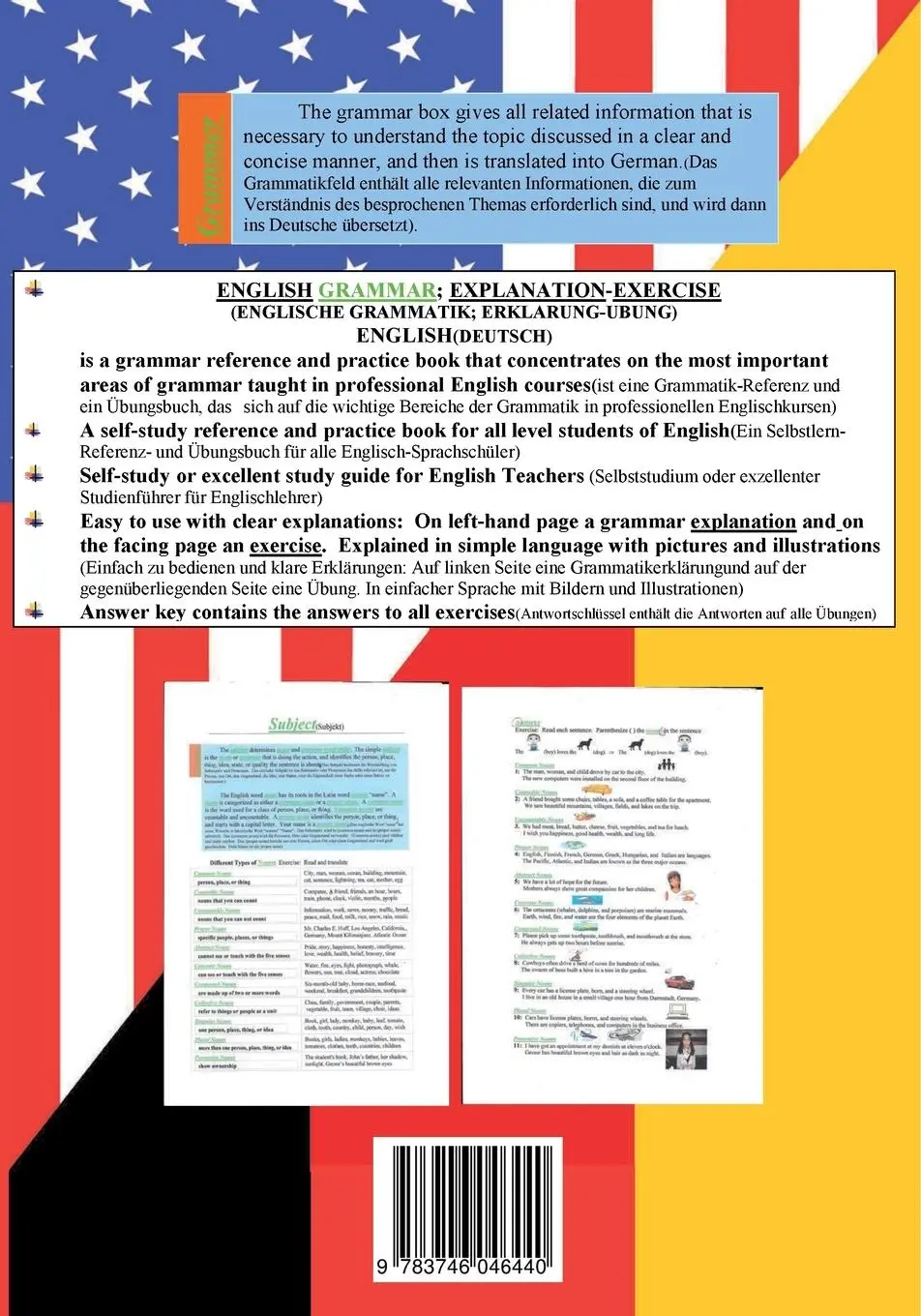 Rückseite: 9783746046440 | English Grammar (Englisch Grammatik) | Charles Edward Huff | Buch