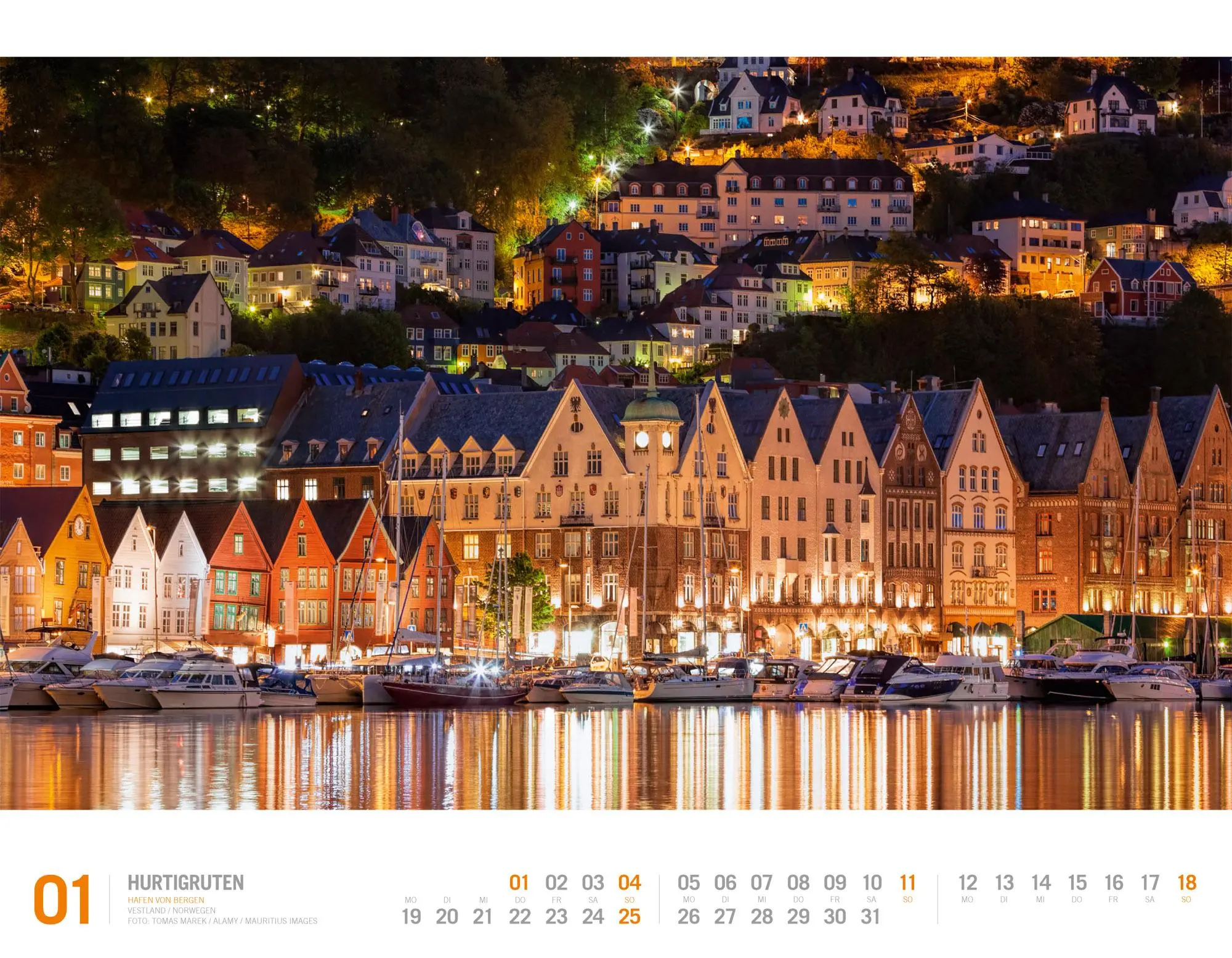 Bild: 9783838426440 | Hurtigruten Kalender 2026 Unterwegs zwischen Bergen und Kirkenes
