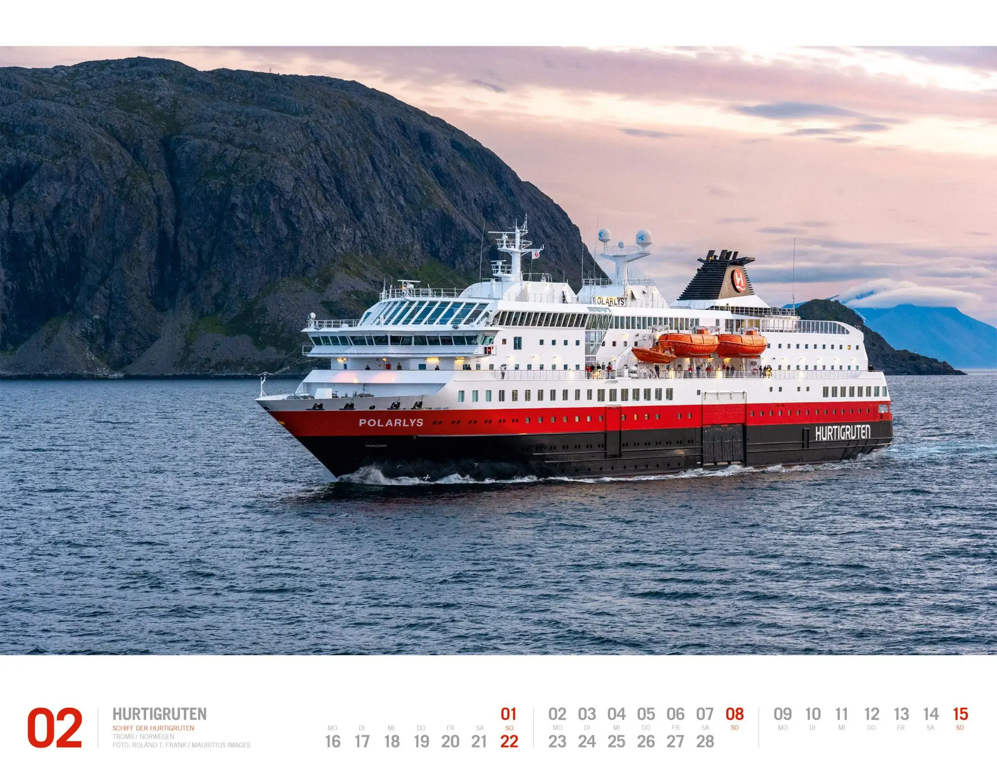 Bild: 9783838426440 | Hurtigruten Kalender 2026 Unterwegs zwischen Bergen und Kirkenes