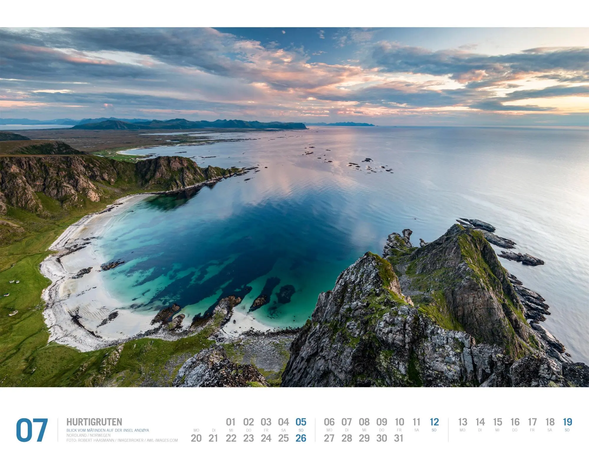 Bild: 9783838426440 | Hurtigruten Kalender 2026 Unterwegs zwischen Bergen und Kirkenes