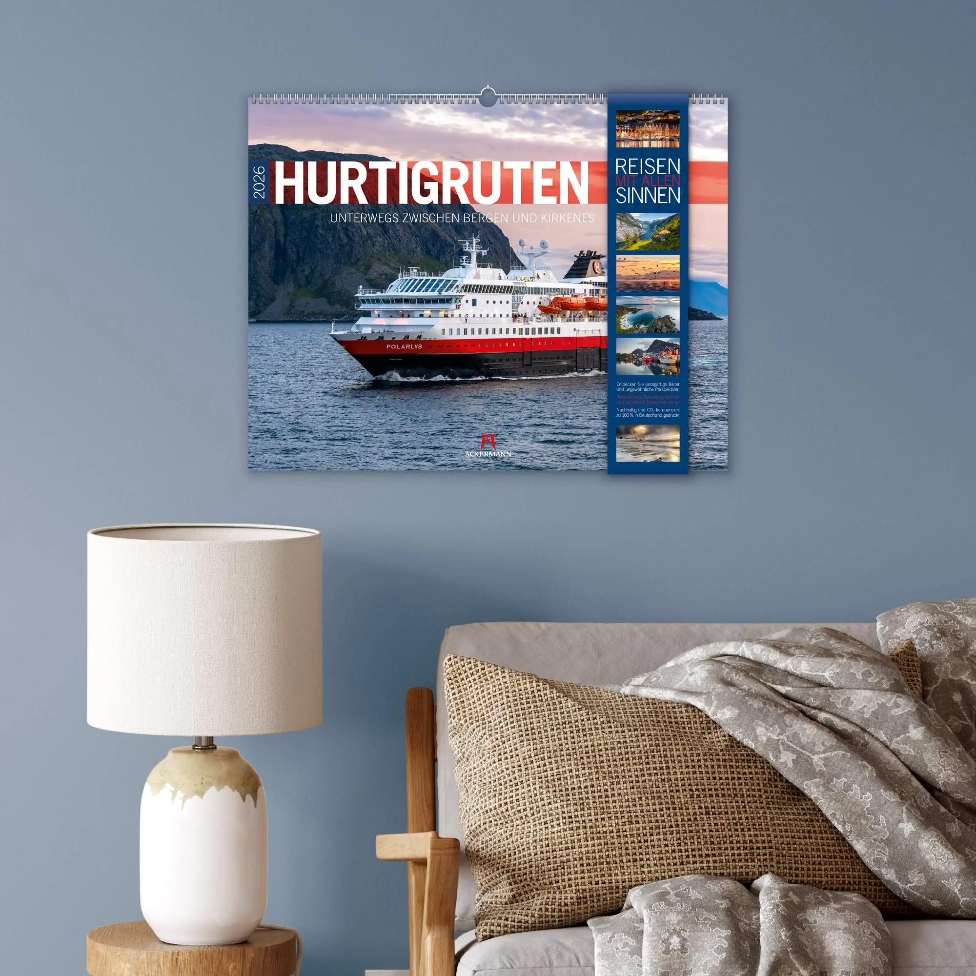 Bild: 9783838426440 | Hurtigruten Kalender 2026 Unterwegs zwischen Bergen und Kirkenes