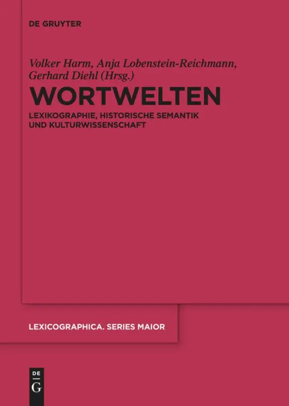 Cover: 9783110736540 | Wortwelten | Volker Harm (u. a.) | Taschenbuch | VI | Deutsch | 2020