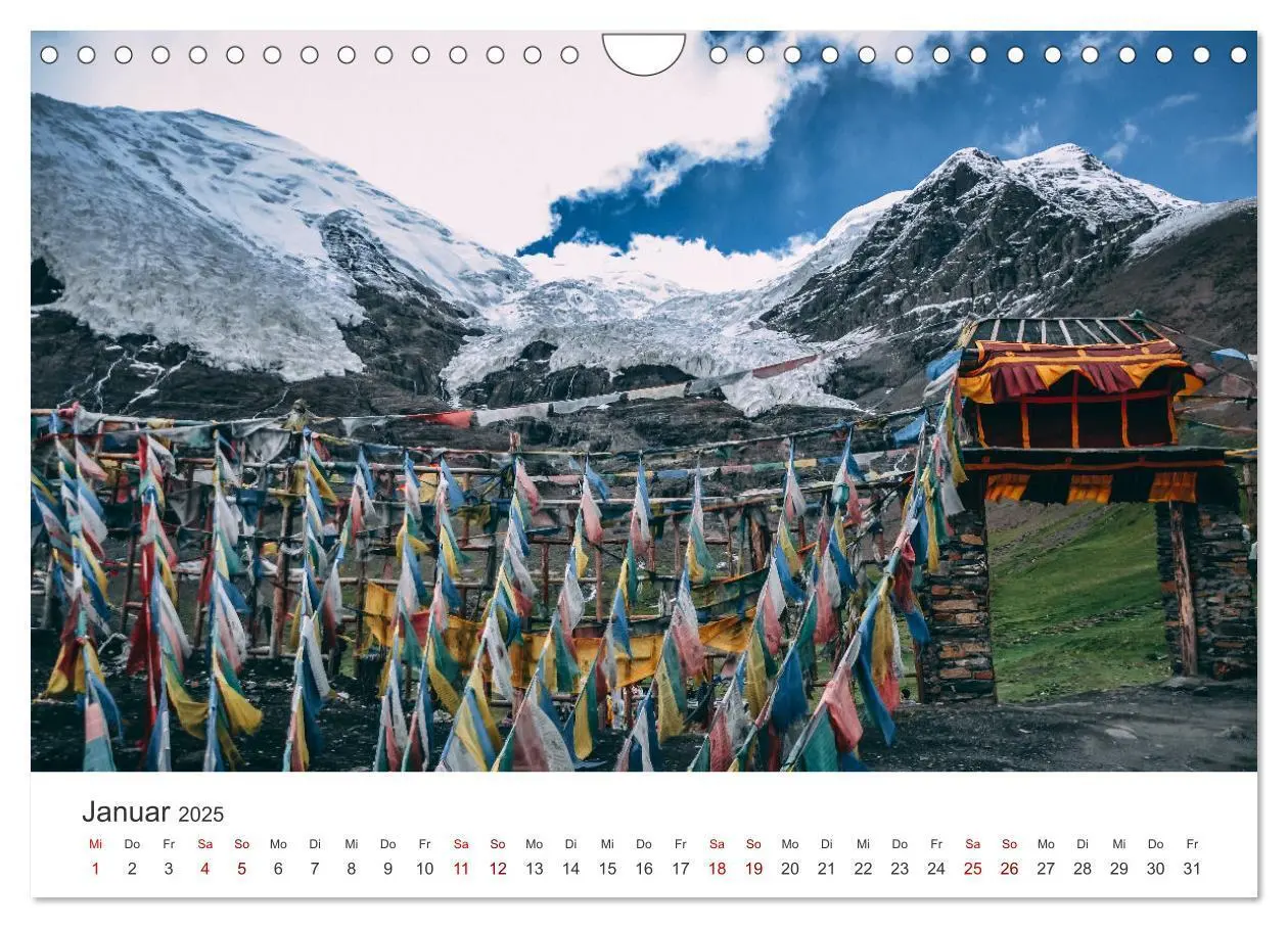 Bild: 9783435006540 | Tibet - Am Fuße des Mount Everest. (Wandkalender 2025 DIN A4 quer),...