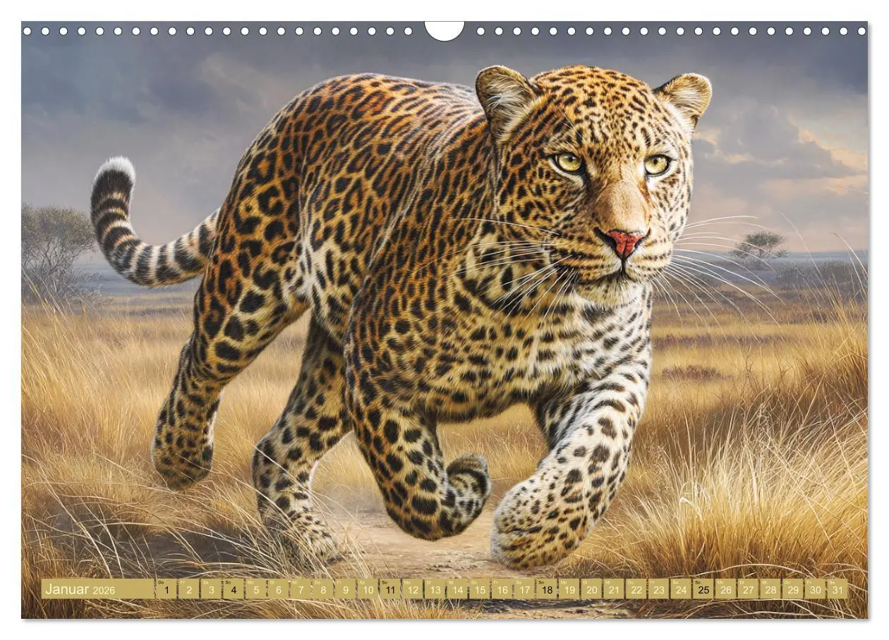 Bild: 9783457646540 | Leoparden. Meister der Jagd im seidigen Fleckenfell (Wandkalender...