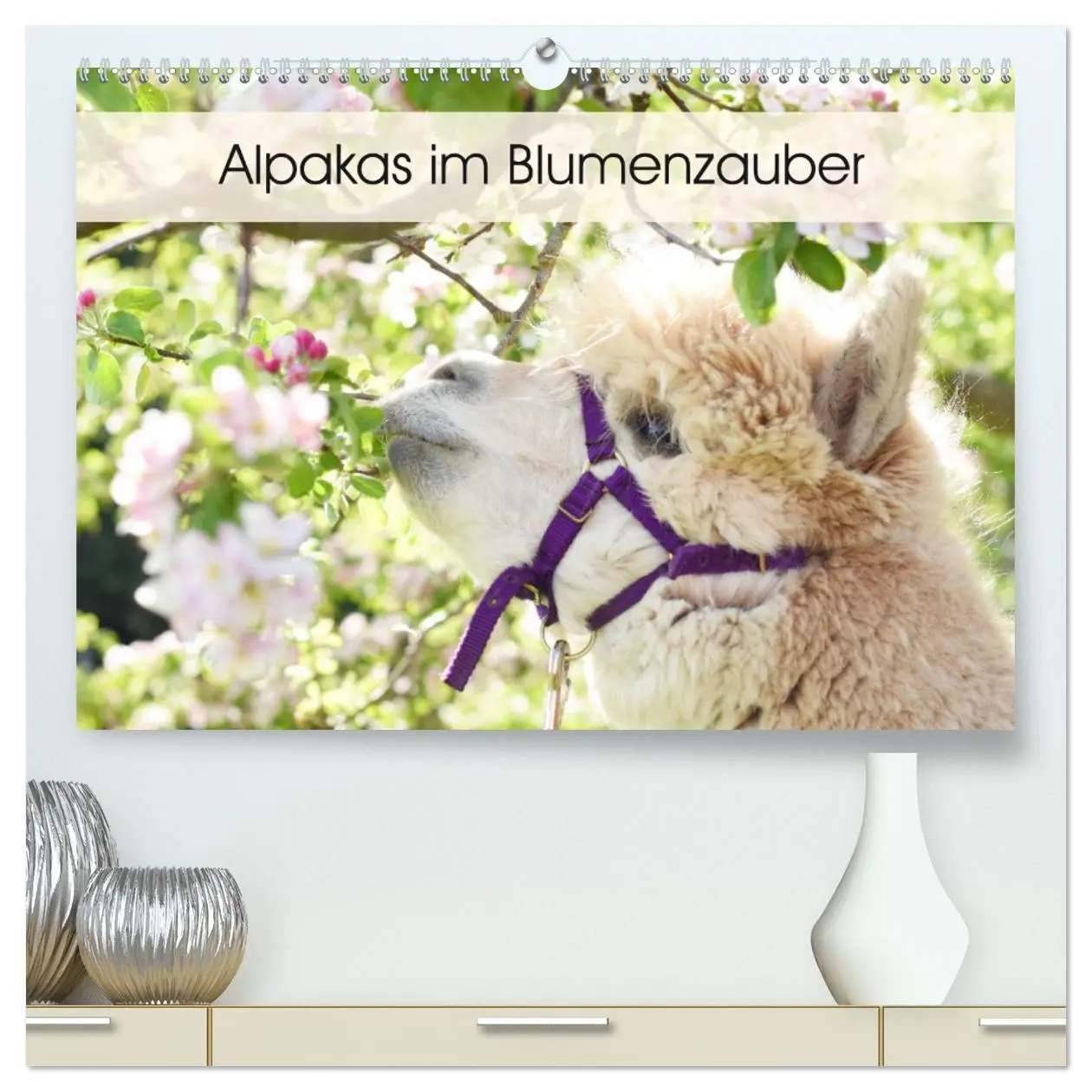 Cover: 9783457716540 | Alpakas im Blumenzauber (hochwertiger Premium Wandkalender 2026 DIN...