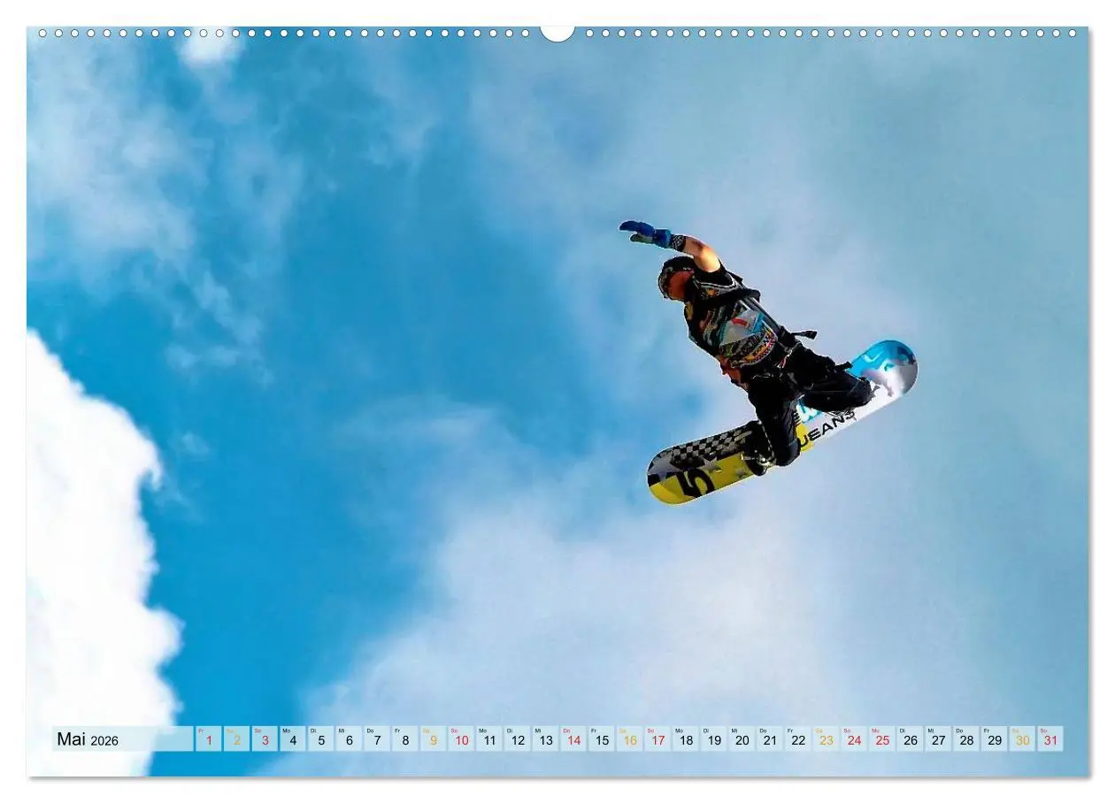 Bild: 9783516046540 | Snowboarden - ein Stück Freiheit (hochwertiger Premium Wandkalender...