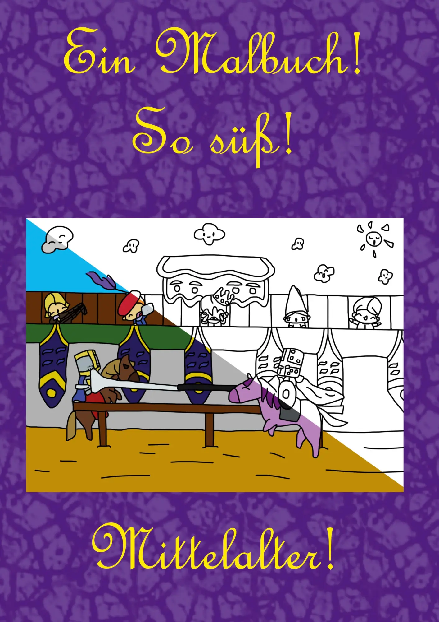 Cover: 9783754336540 | Ein Malbuch! So süß! Mittelalter! | Bernhard Ludwig | Taschenbuch