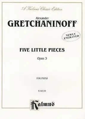 Cover: 9780757906640 | Five Little Pieces, Op. 3 | Alexander T. Gretchaninov | Taschenbuch