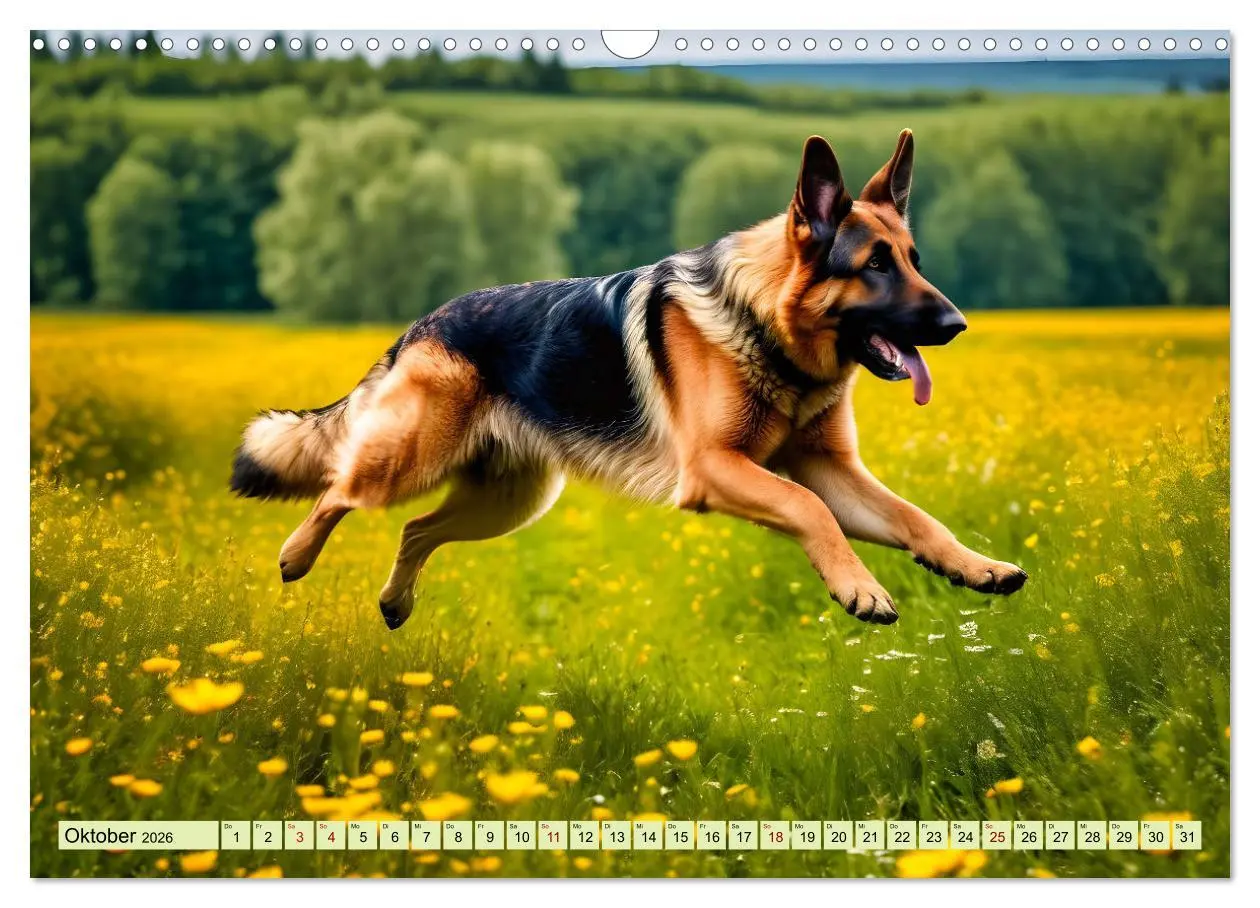 Bild: 9783457326640 | Deutscher Schäferhund - Inbegriff der Treue (Wandkalender 2026 DIN...