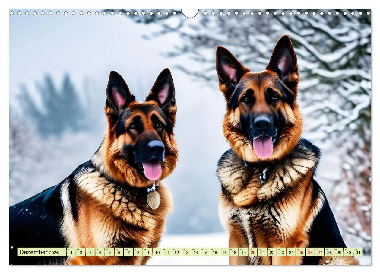 Bild: 9783457326640 | Deutscher Schäferhund - Inbegriff der Treue (Wandkalender 2026 DIN...