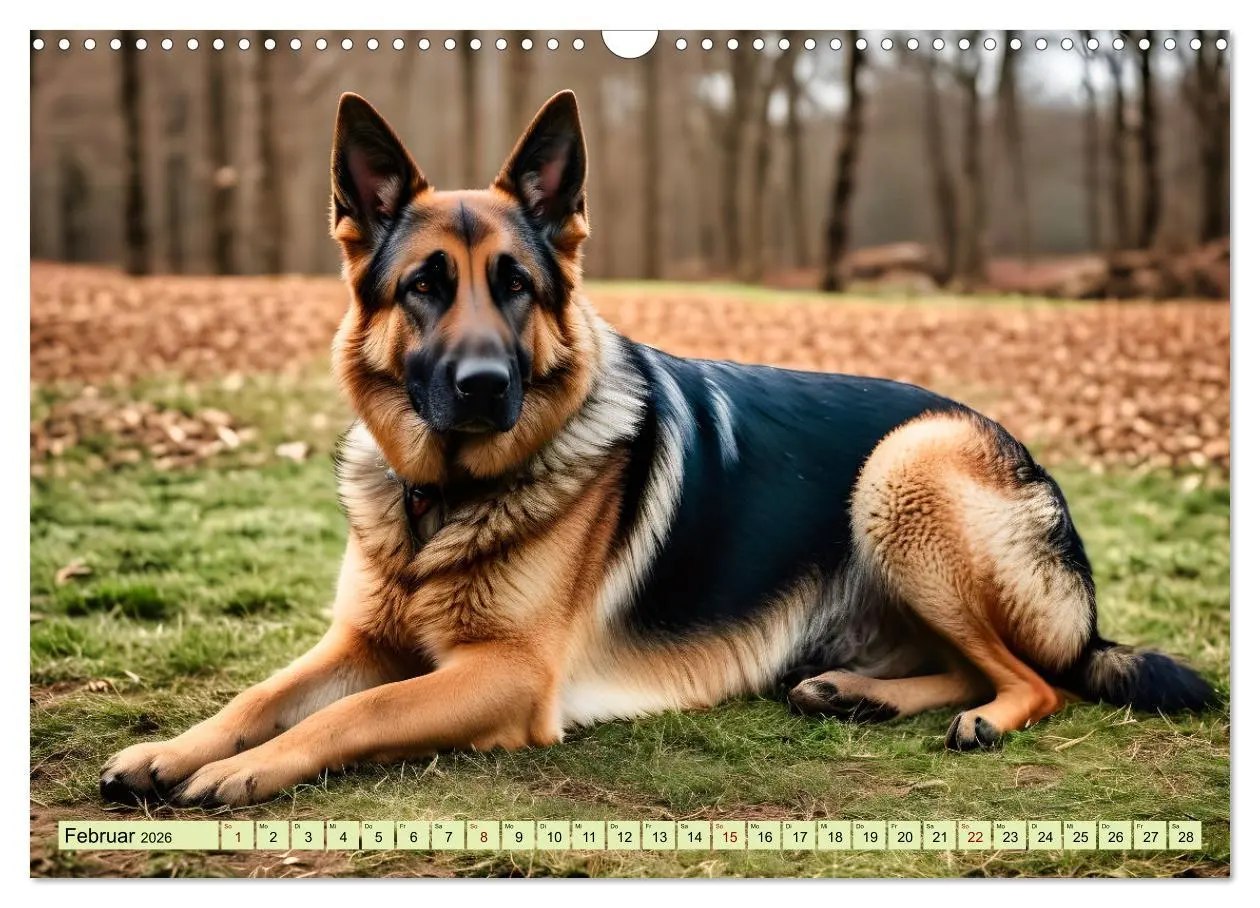 Bild: 9783457326640 | Deutscher Schäferhund - Inbegriff der Treue (Wandkalender 2026 DIN...