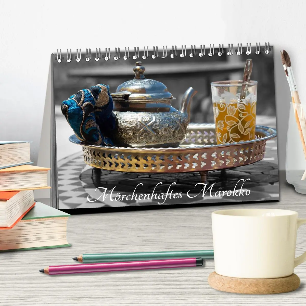 Bild: 9783457946640 | Märchenhaftes Marokko (Tischkalender 2026 DIN A5 quer), CALVENDO...