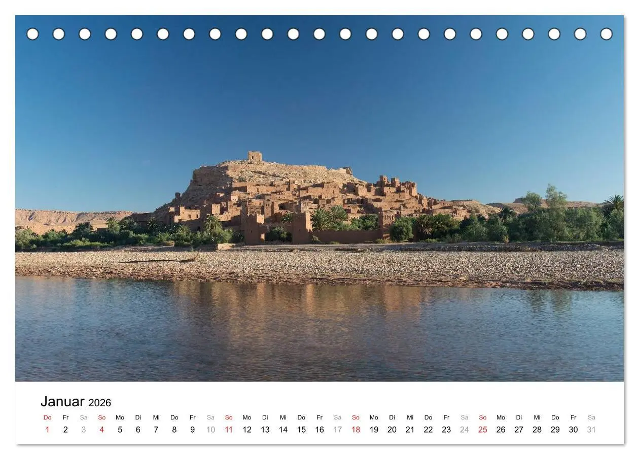 Bild: 9783457946640 | Märchenhaftes Marokko (Tischkalender 2026 DIN A5 quer), CALVENDO...