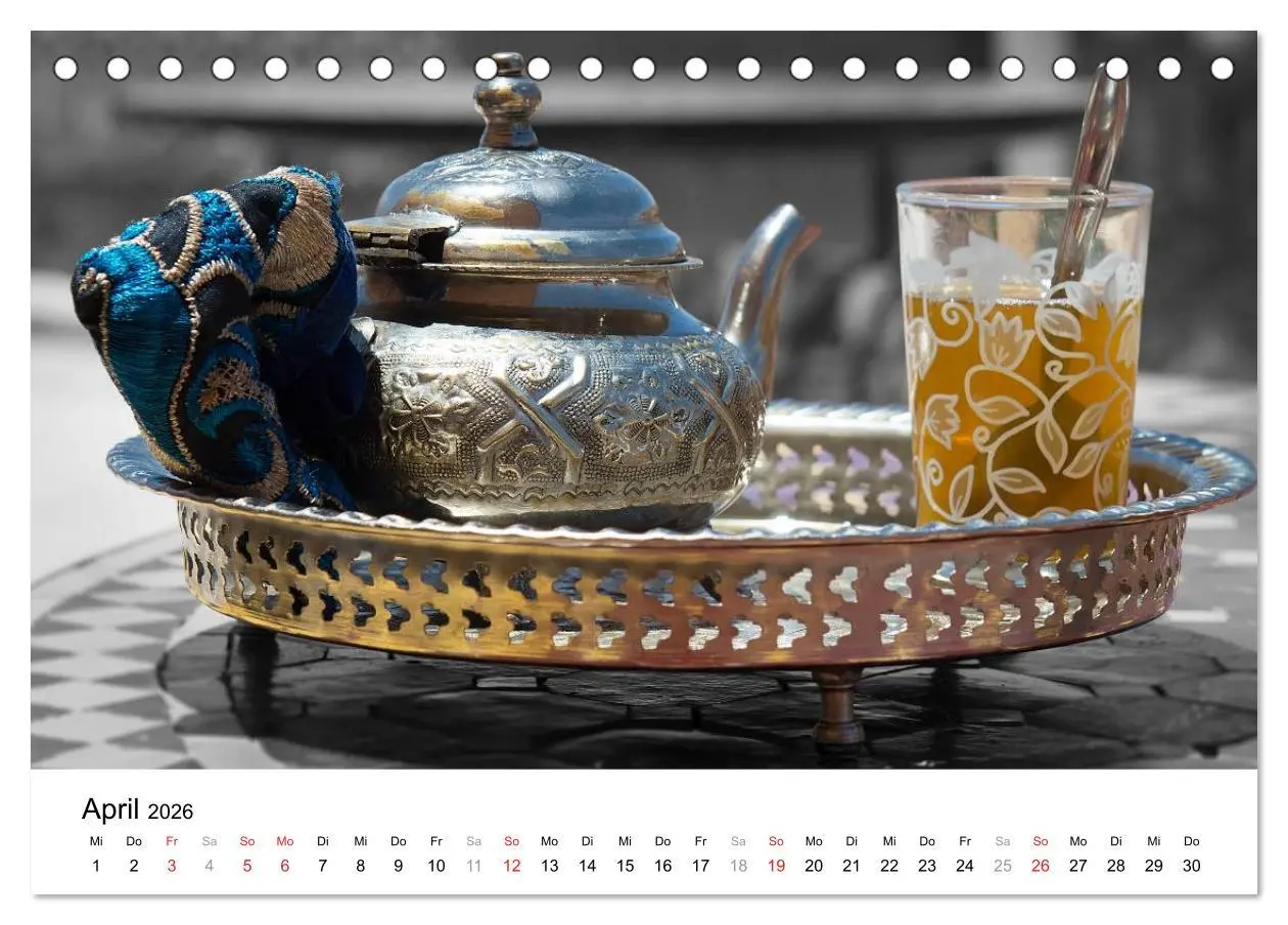 Bild: 9783457946640 | Märchenhaftes Marokko (Tischkalender 2026 DIN A5 quer), CALVENDO...