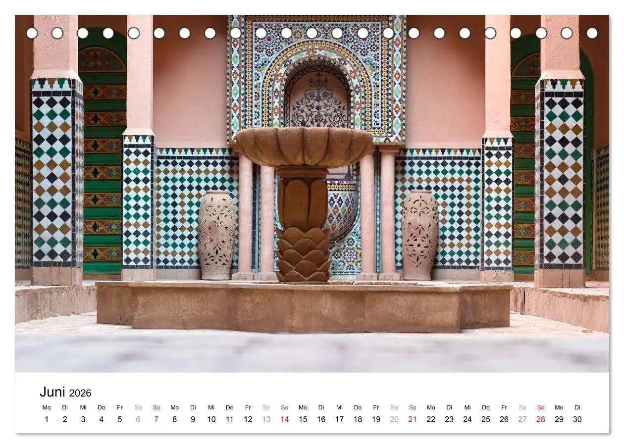 Bild: 9783457946640 | Märchenhaftes Marokko (Tischkalender 2026 DIN A5 quer), CALVENDO...