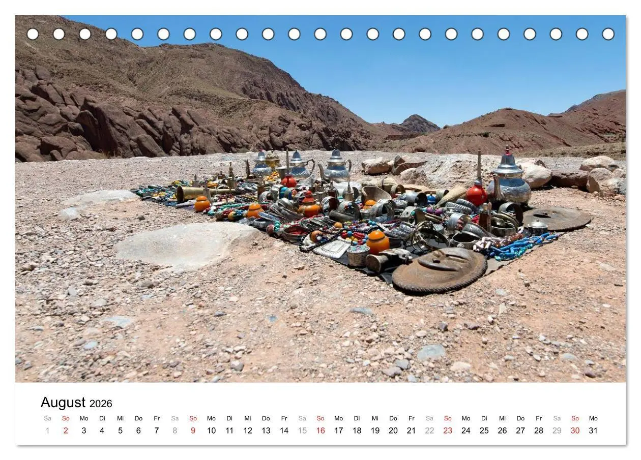 Bild: 9783457946640 | Märchenhaftes Marokko (Tischkalender 2026 DIN A5 quer), CALVENDO...