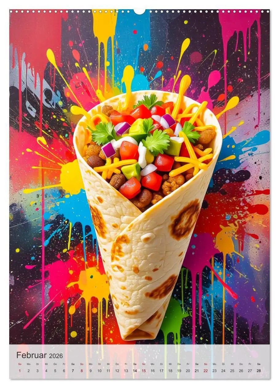Bild: 9783516726640 | I Love Fast Food - Snack Attack! (Wandkalender 2026 DIN A2 hoch),...