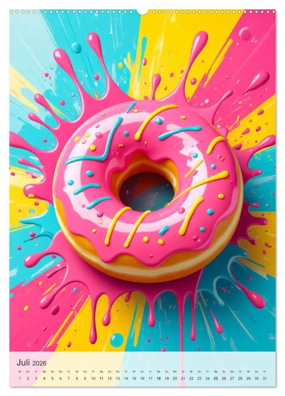 Bild: 9783516726640 | I Love Fast Food - Snack Attack! (Wandkalender 2026 DIN A2 hoch),...