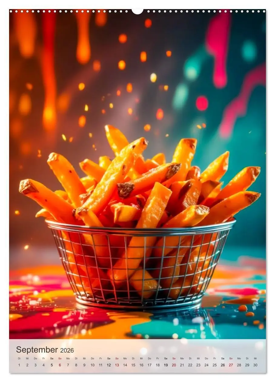 Bild: 9783516726640 | I Love Fast Food - Snack Attack! (Wandkalender 2026 DIN A2 hoch),...
