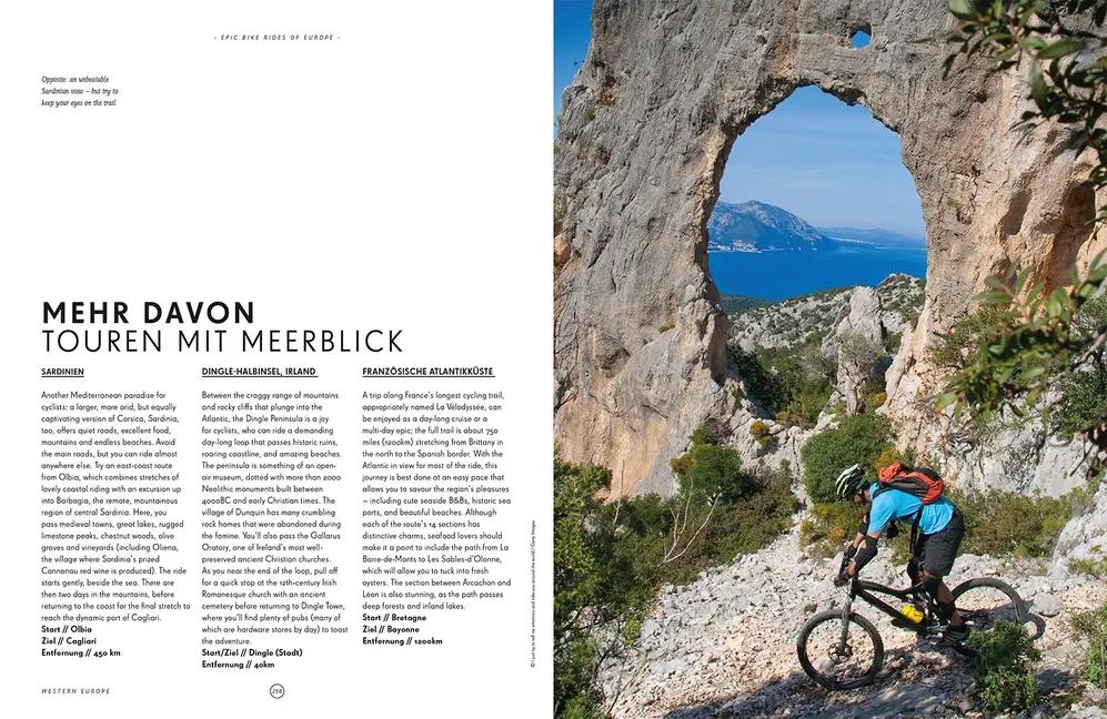 Rückseite: 9783829736640 | Lonely Planet Bildband Legendäre Radtouren in Europa | Lonely Planet