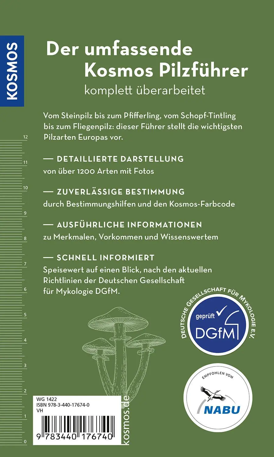 Bild: 9783440176740 | Der große Kosmos Pilzführer | Hans E. Laux | Taschenbuch | 720 S.