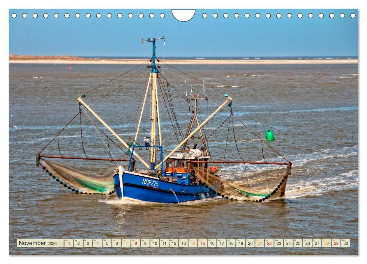 Bild: 9783457866740 | Maritime Augenblicke - Fischkutter (Wandkalender 2026 DIN A4 quer),...